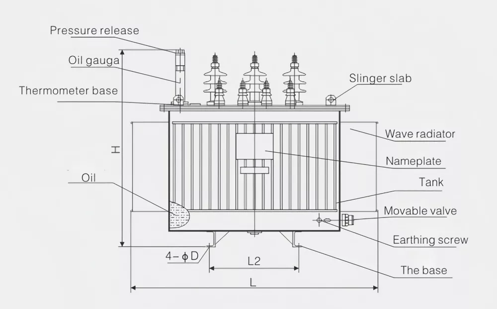 11KV Oil Immersed Transformer